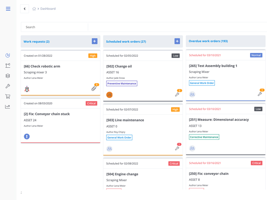 cmms dashboard